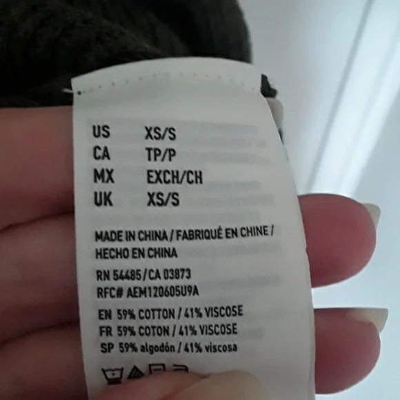 BNOT  olive green 3/4 sleeve cardigan - Picture 3 of 4